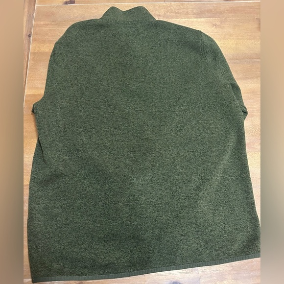 J Crew Men's Green Half-Zip Sweater Large - Picture 5 of 7